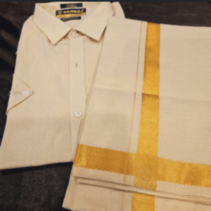 Silk Dhoti & Shirt Set