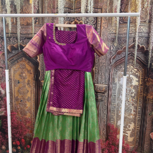 Semi Kanchipattu Lehanka set (Option 4)